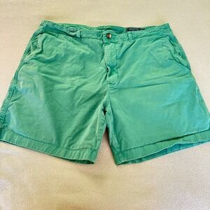 Vineyard Vines Shorts Mens 38 Island Chino Cotton Preppy Chino Flat Front Beach